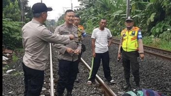 The Body Of An Elderly Woman Was Found On The Bintaro Rail Train In Wearing Conditions, Allegedly Owning