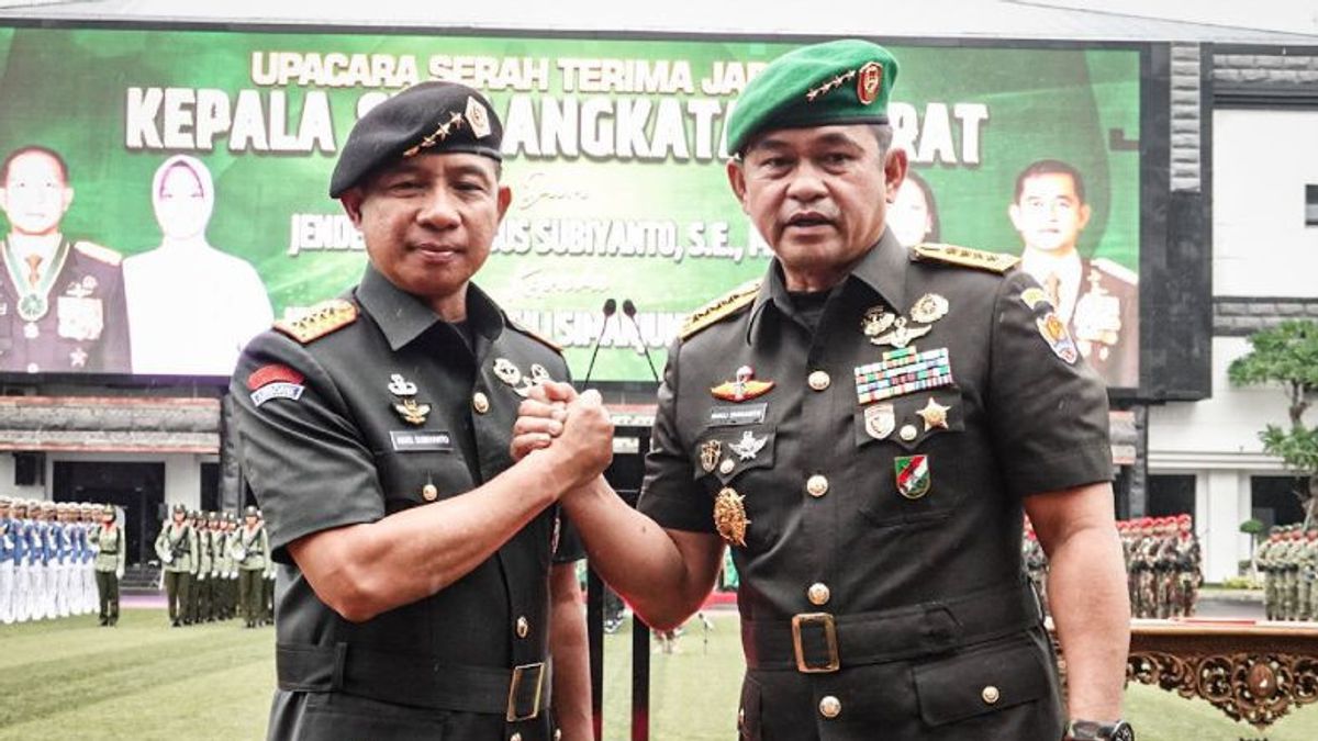 TNI Commander Leads Army Chief Of Staff Maruli Simanjuntak
