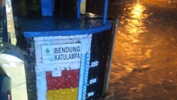カトゥランパダム水位ボゴールアラートIII、ジャカルタの住民は夜間の洪水に注意する必要があります