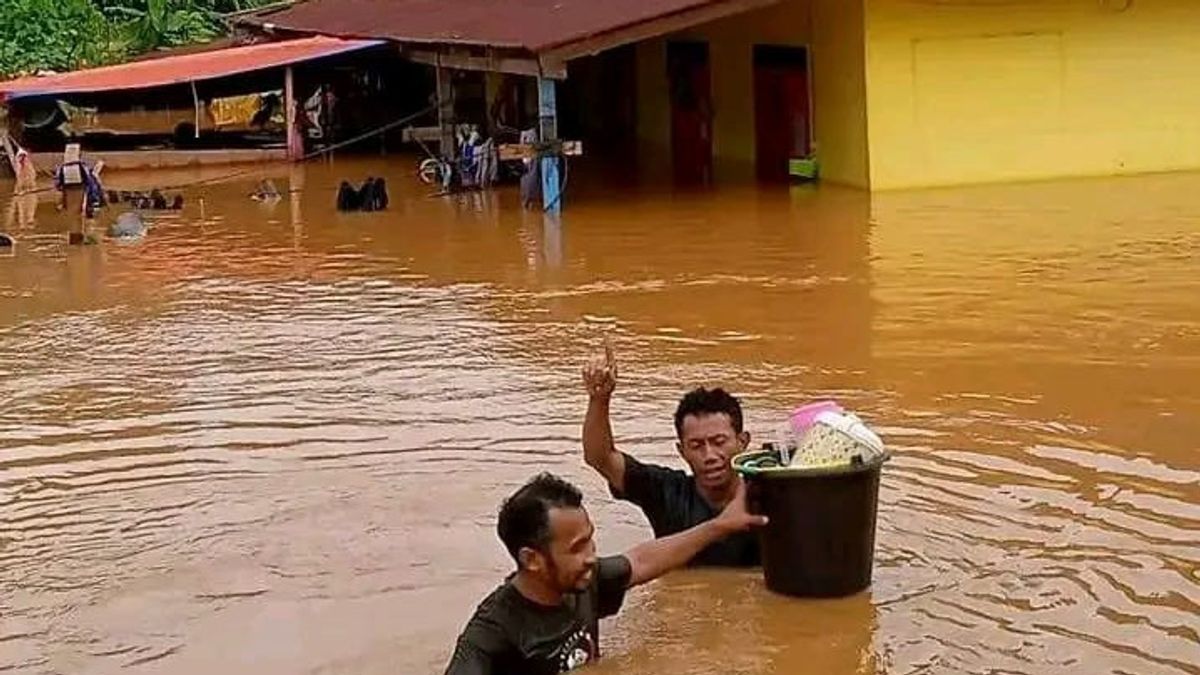 Terjang 6 Desa Di Dungalio, Banjir Di Gorontalo Terus Meluas