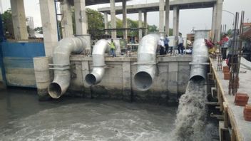 Preventing Floods, Surabaya City Government Builds Contong Square Pump House To Accelerate The Way Of Water To The River