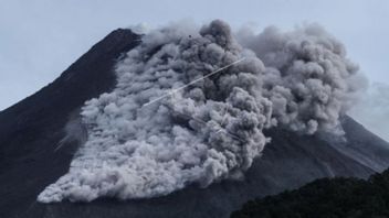 جبل ميرابي يثور، بركان-بيروكلاستي التدفق تصل إلى 1.6 كيلومتر