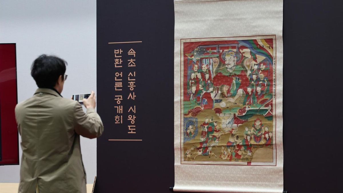 Lukisan Era Joseon Akhir Dipulangkan Setelah 70 Tahun di Amerika Serikat