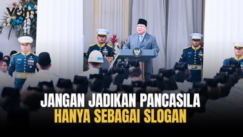 Presiden Prabowo Subianto Minta Supaya Pancasila Jangan Hanya Dijadikan Slogan