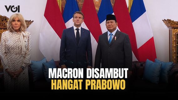 Presiden Prancis Macron Disambut Hangat Presiden Prabowo Subianto