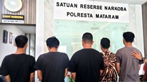 Personel Band Ditangkap Polresta Mataram Gara-gara Ambil Paket Narkoba 1 Kg