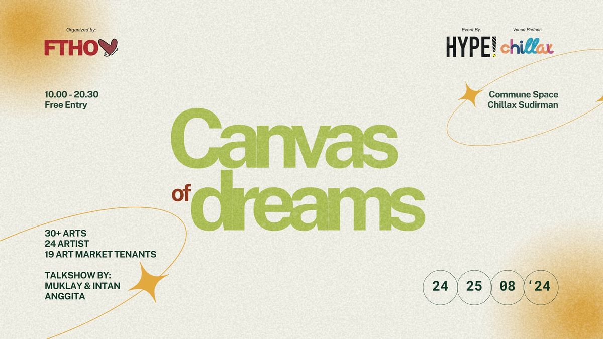 Canvas of Dreams Beri Ruang Seniman Muda Indonesia untuk Sebar Kebaikan Bagi Sesama