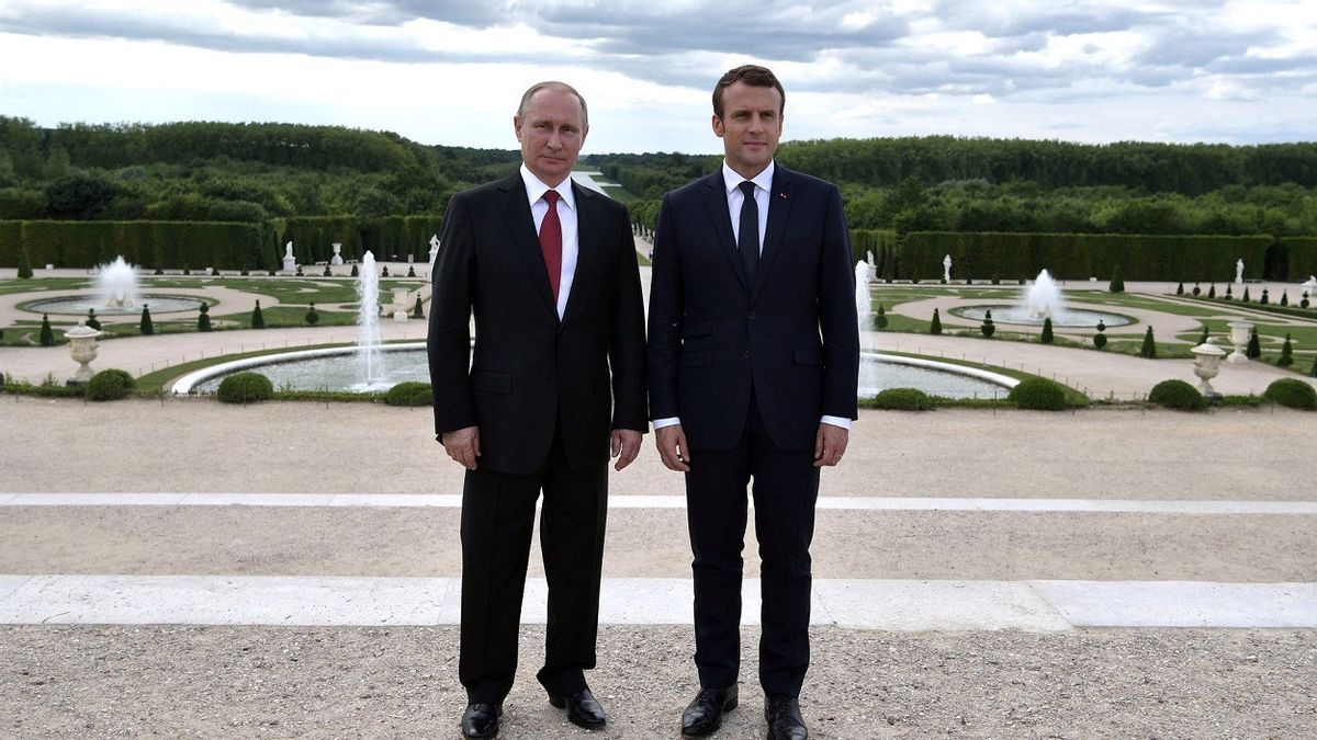Terbang ke Moskow, Presiden Prancis Emmanuel Macron Jalani Misi Diplomatik Berisiko Tinggi
