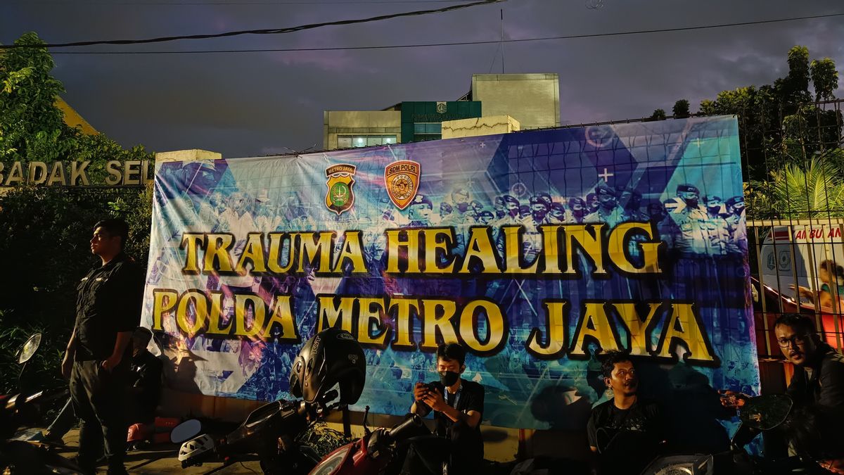 Eliminate Trauma Of Victims Affected By Depo Plumpang Fire, Police Build Trauma Healing Command Post