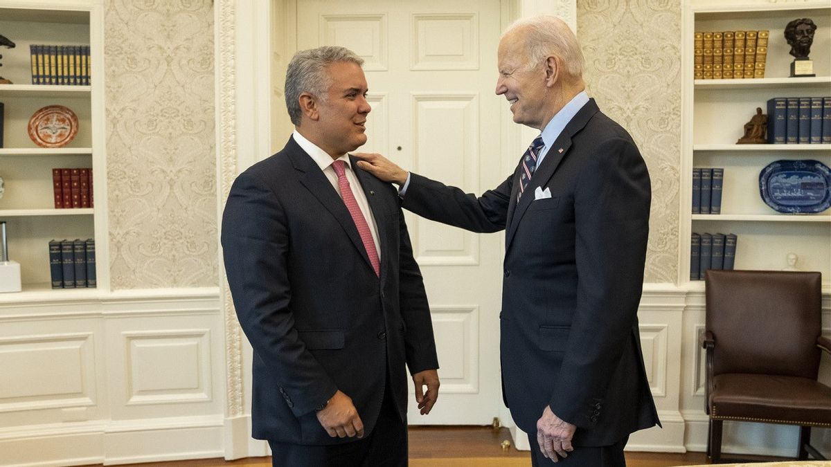 President Duque Meets President Biden, Colombia Will Get US Non-NATO Special Ally Status