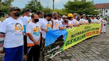 Demak Religious Tourism Pedicab Association Supports Cak Imin In The 2024 Presidential Election, As Long As Modification Of Becak With Flour Machine Is Legalized