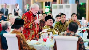 Jamuan Santap Malam Kenegaraan Presiden Prabowo untuk Presiden Brasil Lula da Silva