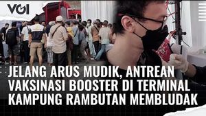 VIDEO: Jelang Arus Mudik, Antrean Vaskinasi di Terminal Kampung Rambutan Membleudak