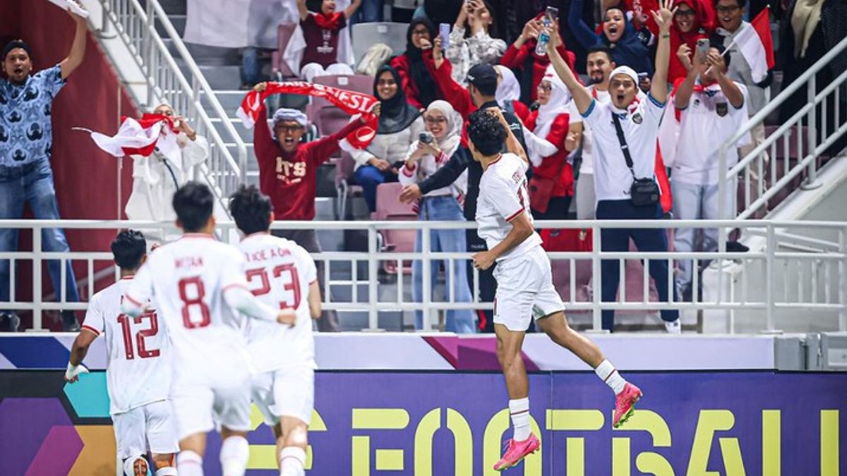 嘉鲁达慕达观看U23亚洲杯半决赛:实现印尼足球的梦想,通过2024年奥运会