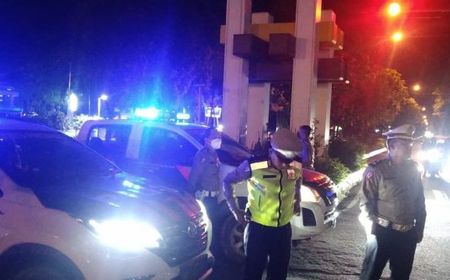 Polresta Pontianak Gelar 'Patroli Blue Light' Cegah Balap Liar yang Sempat Viral