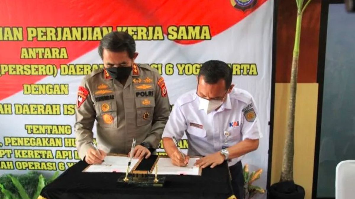 Berita DIY: KAI Daop 6 Yogyakarta Menggandeng Polda DIY Meningkatkan Keamanan Aset KA