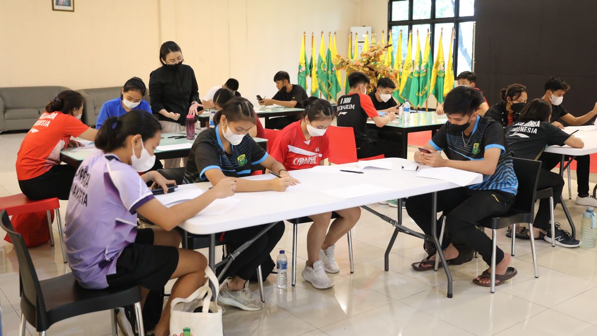 16 Athletes Who Passed The 2022 PBSI National Selection Take A Series Of National Training Entrance Tests