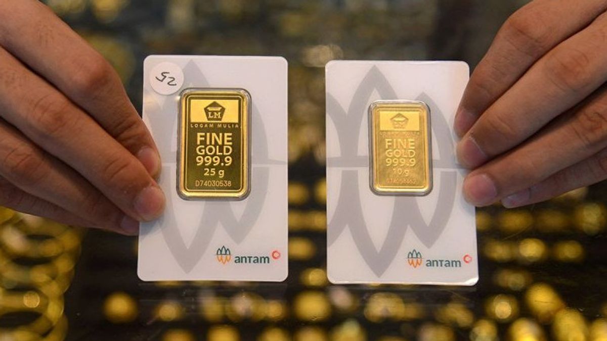 This Saturday Morning, Antam's Gold Price Was Monitored To Increase Slightly To IDR 1.347 Million Per Gram