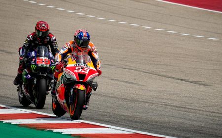 Diasapi Marc Marquez di MotoGP Amerika, Fabio Quartararo: Dia Salah Satu Pesaing Gelar Tahun Ini