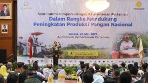 암란(Amran) 농업부 장관, 인도네시아 전역의 대학 동문들을 식량 자급자족에 참여하도록 초대