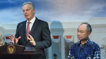 会见雅加达通信和信息部长,英国前首相托尼·布莱尔(Tony Blair)在数据保护方面发表讲话