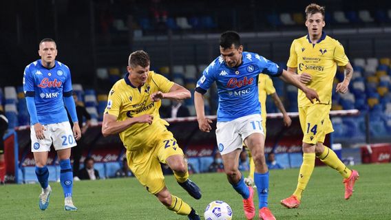 Napoli Vs Verona 1-1: <i>Il Partenopei</i> Gagal ke Liga Champions