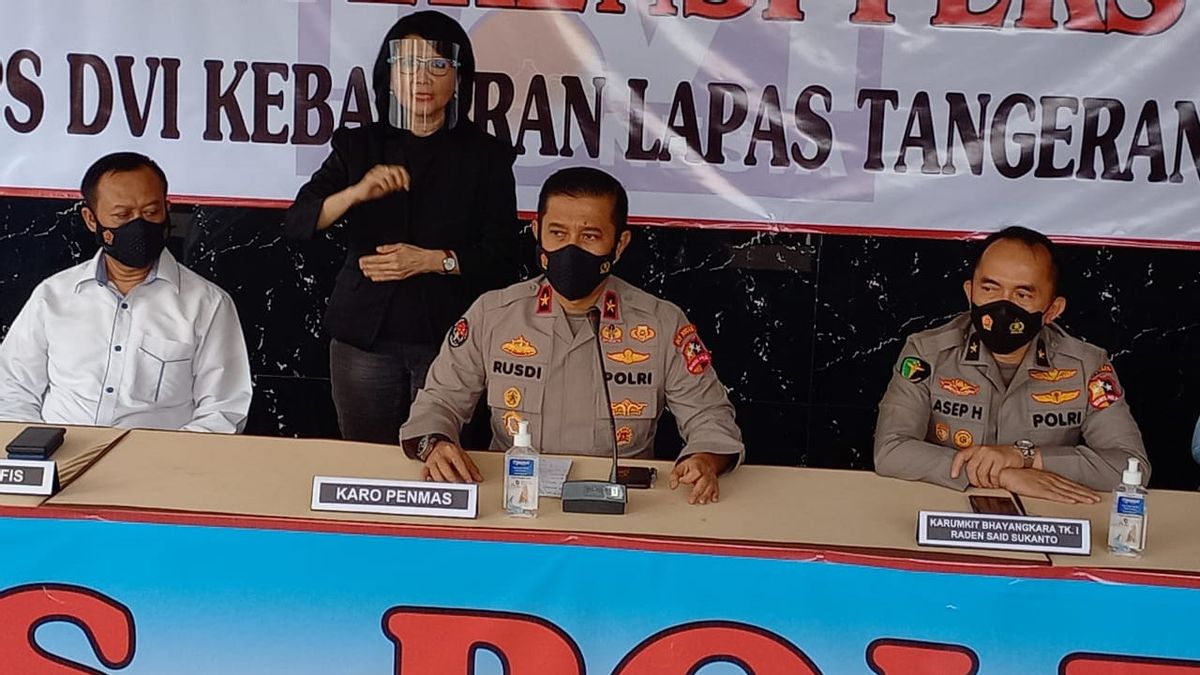 7 Détenus De Victimes De L’incendie De Tangerang Identifiés, La Police Cible L’achèvement Cette Semaine