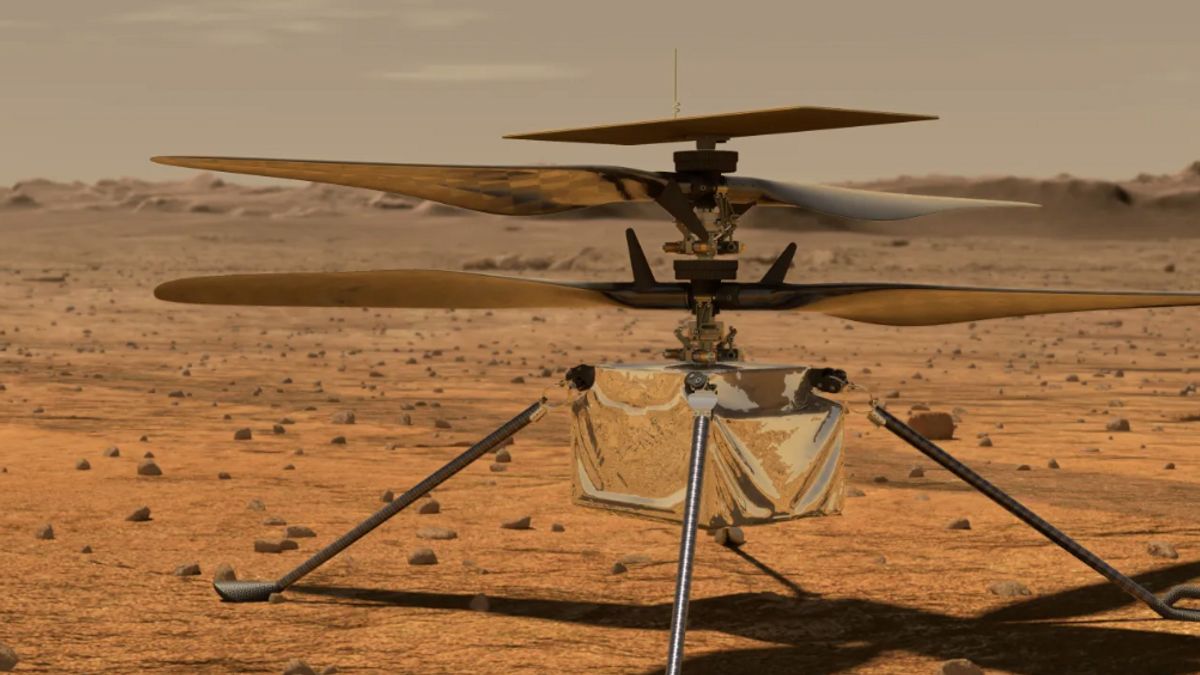 NASA Menguji Bilah Rotor dari Helikopter Mars Generasi Terbaru