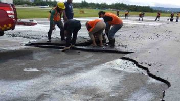 Perbaikan <i>Runway</i> Rampung, Operasional Bandara DEO Sorong Kembali Beroperasi