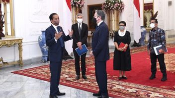 الرئيس جوكوي يقدم جدول أعمال مجموعة العشرين ذات الأولوية إلى وزير الخارجية الأمريكي