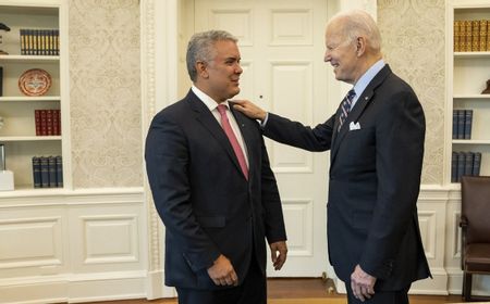 Presiden Duque Temui Presiden Biden, Kolombia Bakal Peroleh Status Sekutu Khusus non-NATO Amerika Serikat