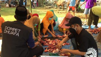 Kuatkan Ketahanan Pangan, Dompet Dhuafa Berikan Daging Kurban untuk 1.000 KK di Sulsel 