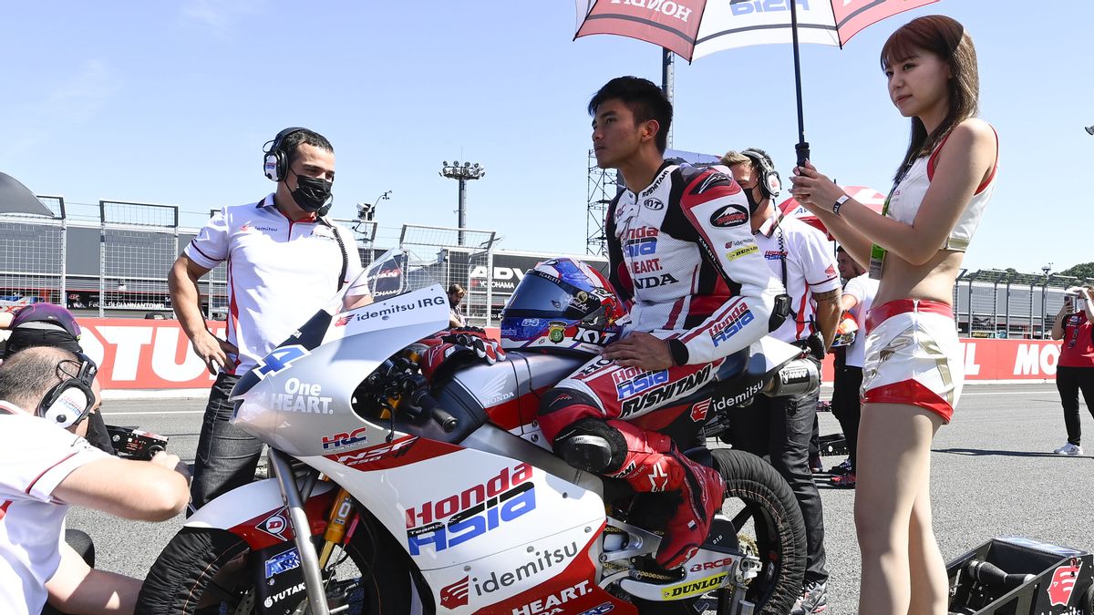 Mario Aji Looked At Thailand's Moto3 Racing Optimistic At The Buriram Circuit
