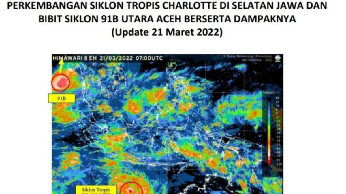 Siklon Tropis Charlotte Berdampak Cuaca Ekstrem di Jawa, Bali dan NTB