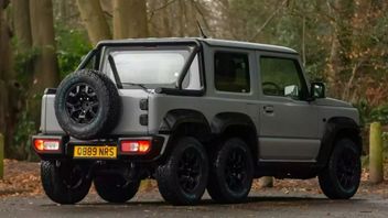 Unik, Begini Wujud Suzuki Jimny 6x4 ala Rumah Modifikasi Asal Inggris