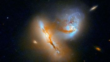 Temuan Dua Galaksi yang Bertabrakan Dari Teleskop Hubble
