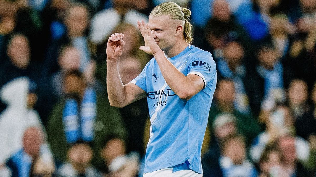Haaland Cetak Rekor Gol Saat Man City Kerja Keras Kalahkan 10 Pemain Napoli