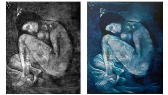 AI Successfully Reveals Painting Of A Naked Woman In Pablo Picasso's Hidden Work