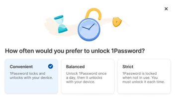 更流畅, 1Password 启动功能“使用设备打开键”