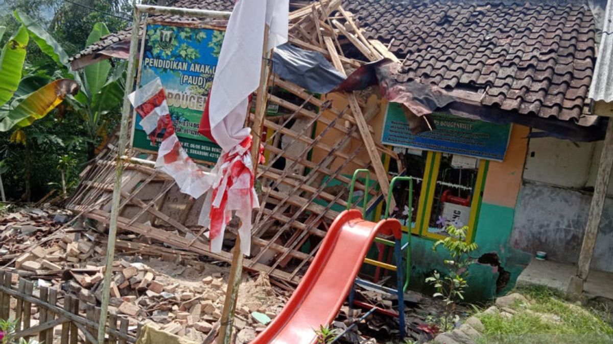 Posyandu à Sukabumi S’effondre, 10 Femmes Blessées