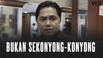 VIDEO: Gas Compor To Electricity Composite, Erick Thohir: Not Sekonyong-Konyong