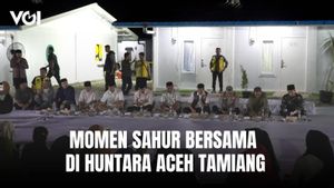 Warga Terdampak Bencana, Sahur Bersama di Huntara Aceh Tamiang
