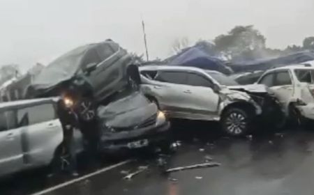 Tabrakan Beruntun di Tol Cipularang Dipicu Truk Rem Blong