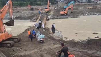 Jembatan Darurat di Nagan Raya Sudah Bisa Dilintasi Motor