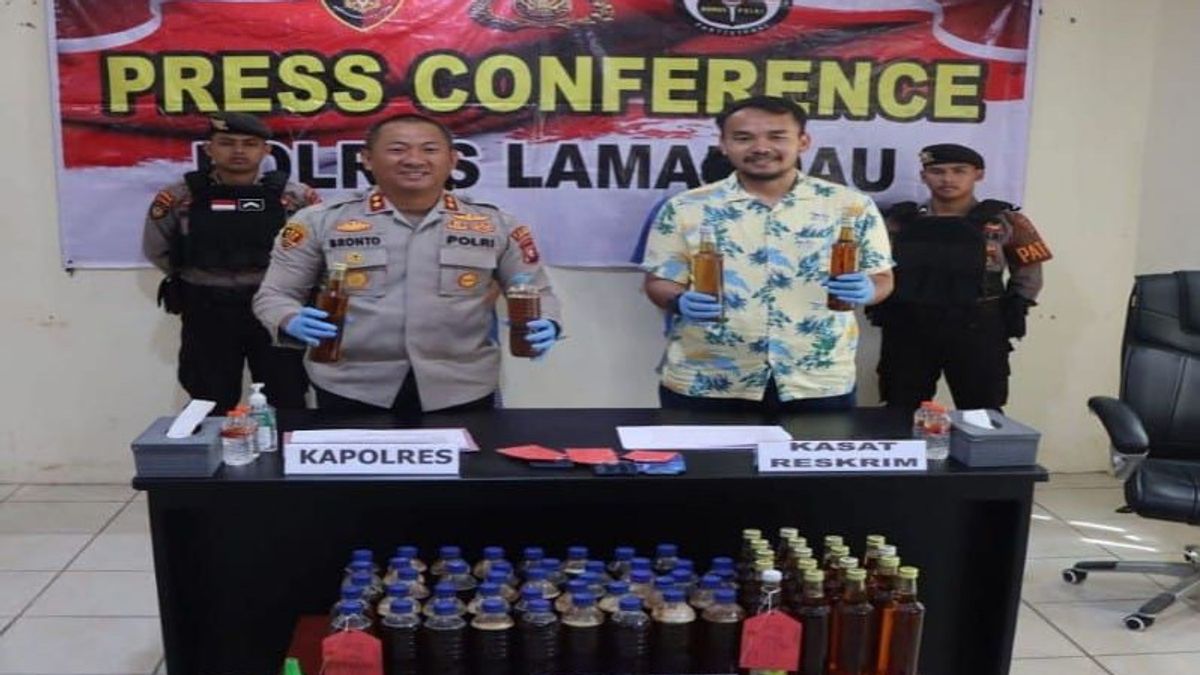 Fake Honeymaker In Central Kalimantan Arrested, Hundreds Of Bottles Confiscated
