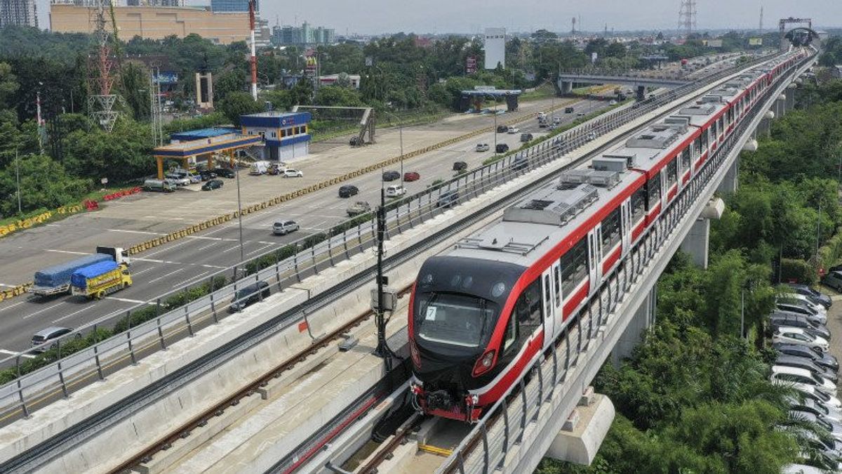 Operating August 18, The Minister Of Transportation Ensures That The LRT Dukuh Atas-Bekasi Transports 500 Thousand Passengers Per Day