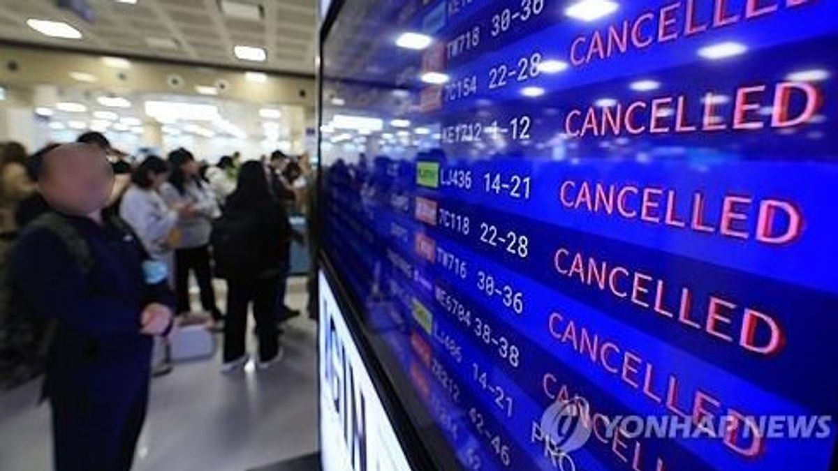 246 رحلة جوية في جيجو ألغيت ، والآلاف من الركاب عالقون بسبب الرياح القوية