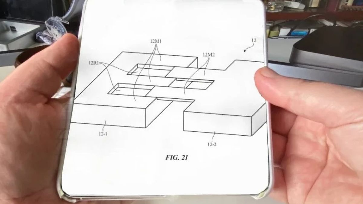 アップルは折りたたみ式iPhoneの特許を更新し、隠された画面の詳細を明らかにする!