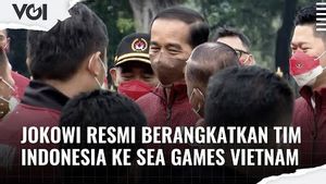 VIDEO: Momen Jokowi Lepas Atlet Sea Games Vietnam