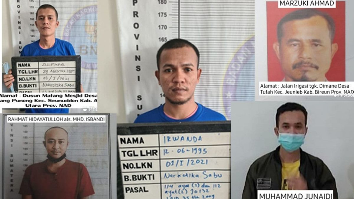 Flush Officiers Avec De L’eau Chili, 5 Prisonniers BNN Sumut Escape